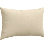 VidaXL Sofa Kussens 2 pcs Crème 50 x 30 cm Stof