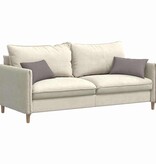 VidaXL Sofa Kussens 2 pcs Taupe 50 x 30 cm Stof