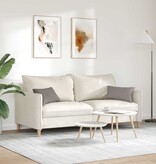 VidaXL Sofa Kussens 2 pcs Taupe 50 x 30 cm Stof