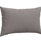 VidaXL Sofa Kussens 2 pcs Taupe 50 x 30 cm Stof