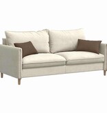 VidaXL Sofa Kussens 2 pcs Bruin 50 x 30 cm Stof