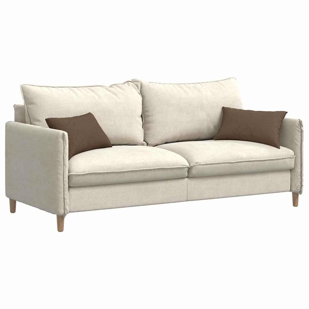 VidaXL Sofa Kussens 2 pcs Bruin 50 x 30 cm Stof