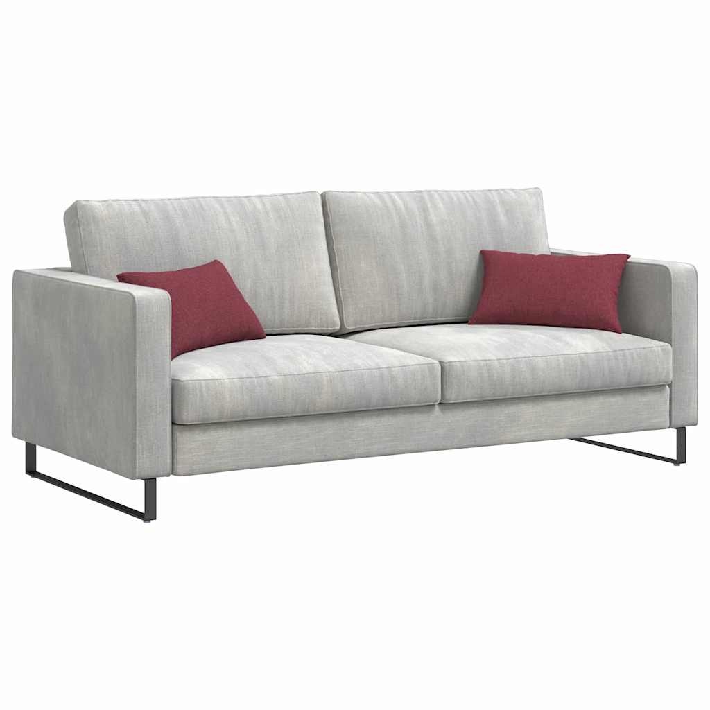 VidaXL Sofa Kussens 2 pcs Wijnrood 50 x 30 cm Stof