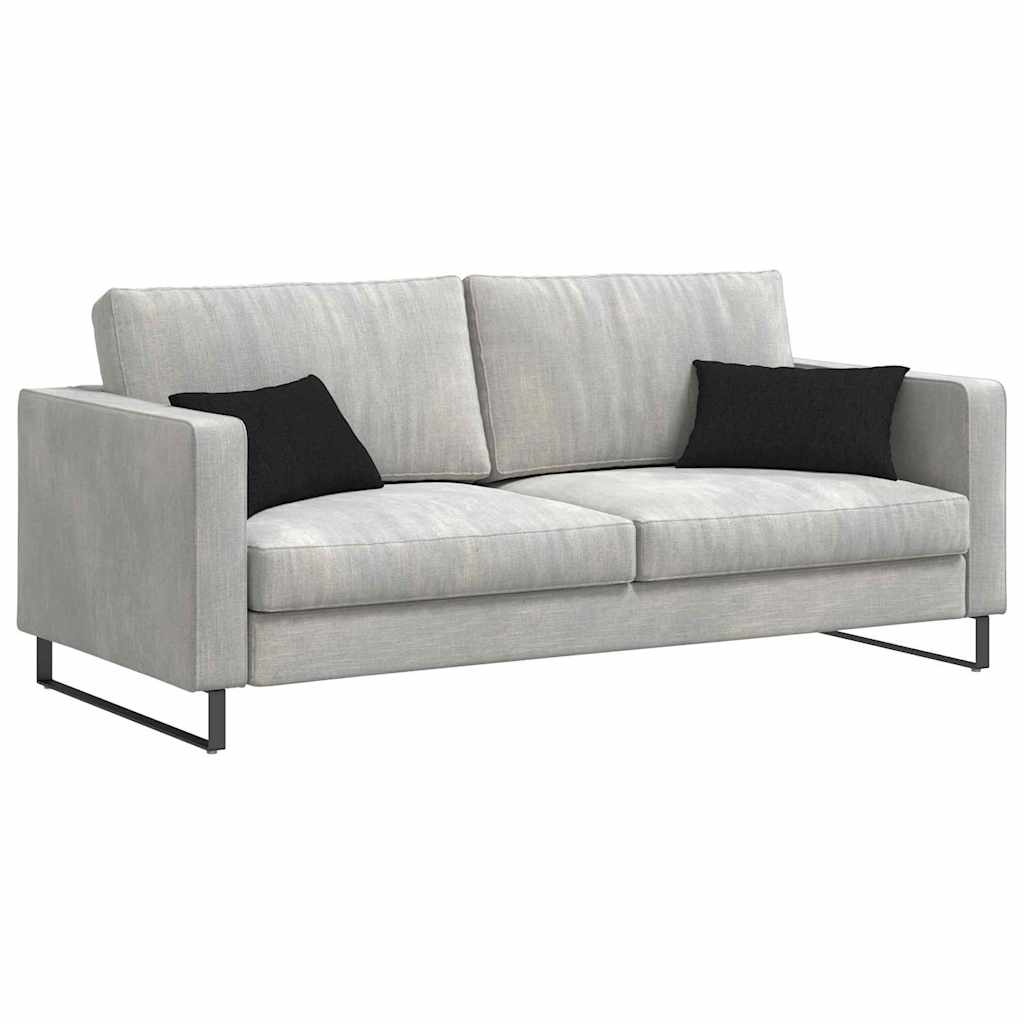 VidaXL Sofa Kussens 2 pcs Zwart 50 x 30 cm Stof