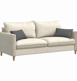 VidaXL Sofa Kussens 2 pcs Donkergrijs 50 x 30 cm Stof