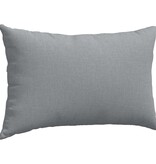 VidaXL Sofa Kussens 2 pcs Lichtgrijs 50 x 30 cm Stof