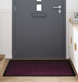 VidaXL Deurmat Bordeauxrood 60 x 40 x 1.2 cm Teddy Stof