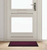 VidaXL Deurmat Bordeauxrood 60 x 40 x 1.2 cm Teddy Stof