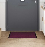 VidaXL Deurmat Bordeauxrood 60 x 40 x 1.2 cm Teddy Stof