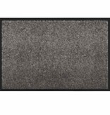 VidaXL Deurmat Lichtgrijs 60 x 40 x 1.2 cm Teddy Stof