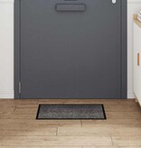 VidaXL Deurmat Lichtgrijs 60 x 40 x 1.2 cm Teddy Stof