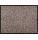 VidaXL Deurmat Beige 60 x 40 x 1.2 cm Teddy Stof