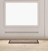 VidaXL Deurmat Beige 60 x 40 x 1.2 cm Teddy Stof