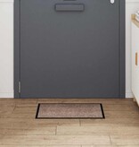 VidaXL Deurmat Beige 60 x 40 x 1.2 cm Teddy Stof