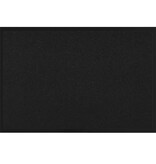 VidaXL Deurmat Zwart 60 x 40 x 1.2 cm Teddy Stof