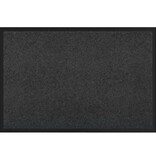 VidaXL Deurmat Antraciet 60 x 40 x 1.2 cm Teddy Stof