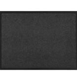 VidaXL Deurmat Antraciet 60 x 40 x 1.2 cm Teddy Stof