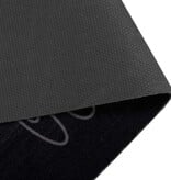 VidaXL Keuken Vloerkleed Zwart 300 x 60 cm Fluweel