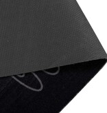 VidaXL Keuken Vloerkleed Zwart 180 x 60 cm Fluweel