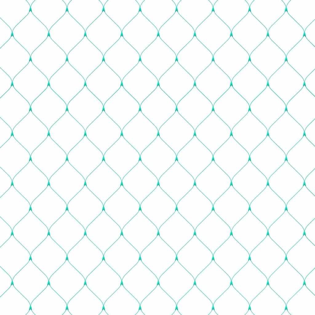 VidaXL Vogelbeschermnet Groen 4 x 10 m HDPE