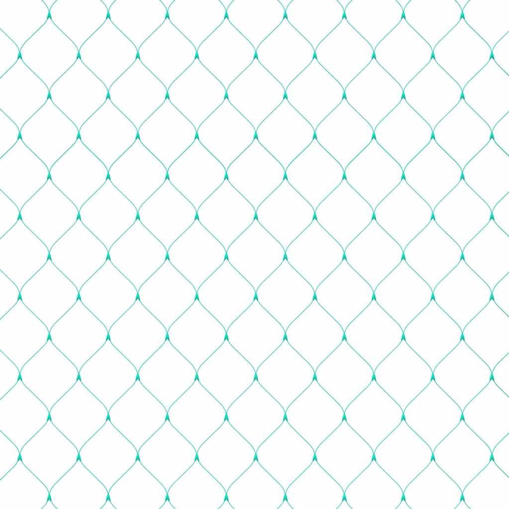 VidaXL Vogelbeschermnet Groen 4 x 5 m HDPE