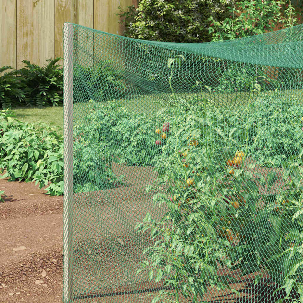 VidaXL Vogelbeschermnet Groen 2 x 5 m HDPE