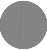 VidaXL Zwembadgrondzeil Ø244 cm polyester geotextiel lichtgrijs