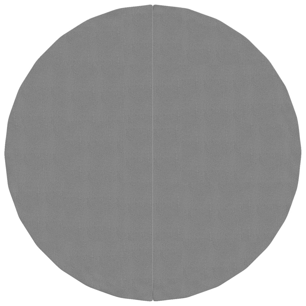 VidaXL Zwembadgrondzeil Ø244 cm polyester geotextiel lichtgrijs