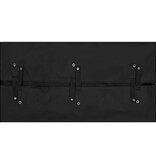 VidaXL Tuinwagenvoering 81x41x40 cm stof zwart