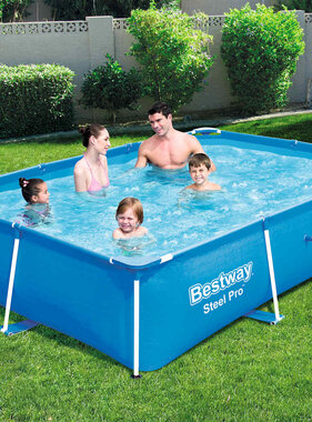VidaXL Zwembad met stalen frame 259x170x61 cm 56403