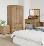 VidaXL Badkamer Kast Artisan Eiken 40,5 x 40 x 44 cm Bewerkt hout