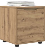VidaXL Badkamer Kast Artisan Eiken 40,5 x 40 x 44 cm Bewerkt hout
