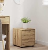 VidaXL Badkamer Kast Artisan Eiken 40,5 x 40 x 44 cm Bewerkt hout