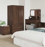 VidaXL Badkamer Kast Bruin Eiken 40,5 x 40 x 44 cm Bewerkt hout