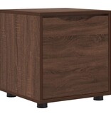 VidaXL Badkamer Kast Bruin Eiken 40,5 x 40 x 44 cm Bewerkt hout