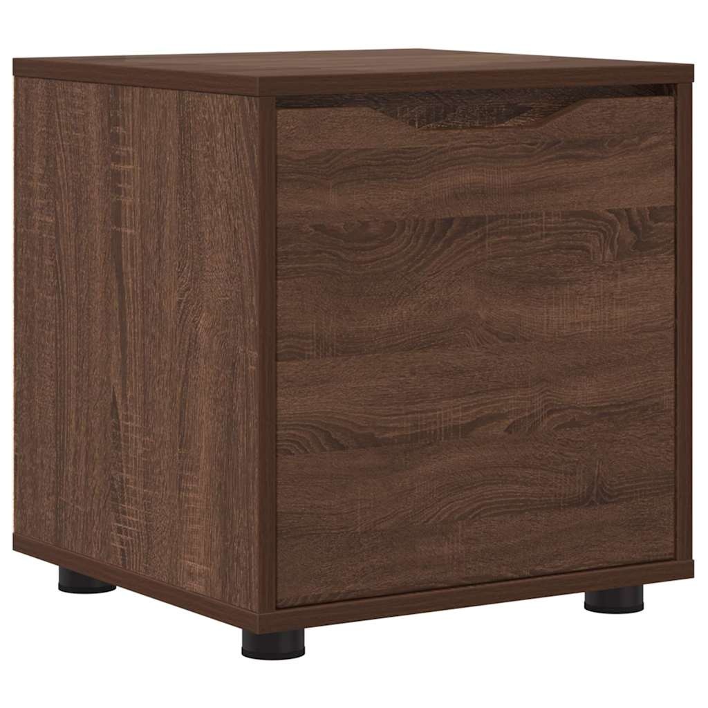 VidaXL Badkamer Kast Bruin Eiken 40,5 x 40 x 44 cm Bewerkt hout