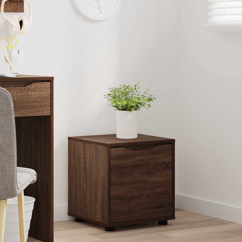 VidaXL Badkamer Kast Bruin Eiken 40,5 x 40 x 44 cm Bewerkt hout