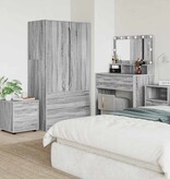 VidaXL Badkamer Kast Grijs Sonoma 40,5 x 40 x 44 cm Bewerkt hout