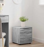 VidaXL Badkamer Kast Grijs Sonoma 40,5 x 40 x 44 cm Bewerkt hout