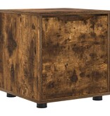 VidaXL Badkamer Kast Gerookt eiken 40,5 x 40 x 44 cm Bewerkt hout