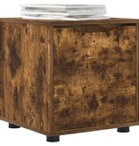 VidaXL Badkamer Kast Gerookt eiken 40,5 x 40 x 44 cm Bewerkt hout