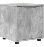 VidaXL Badkamer Kast Beton Grijs 40,5 x 40 x 44 cm Bewerkt hout