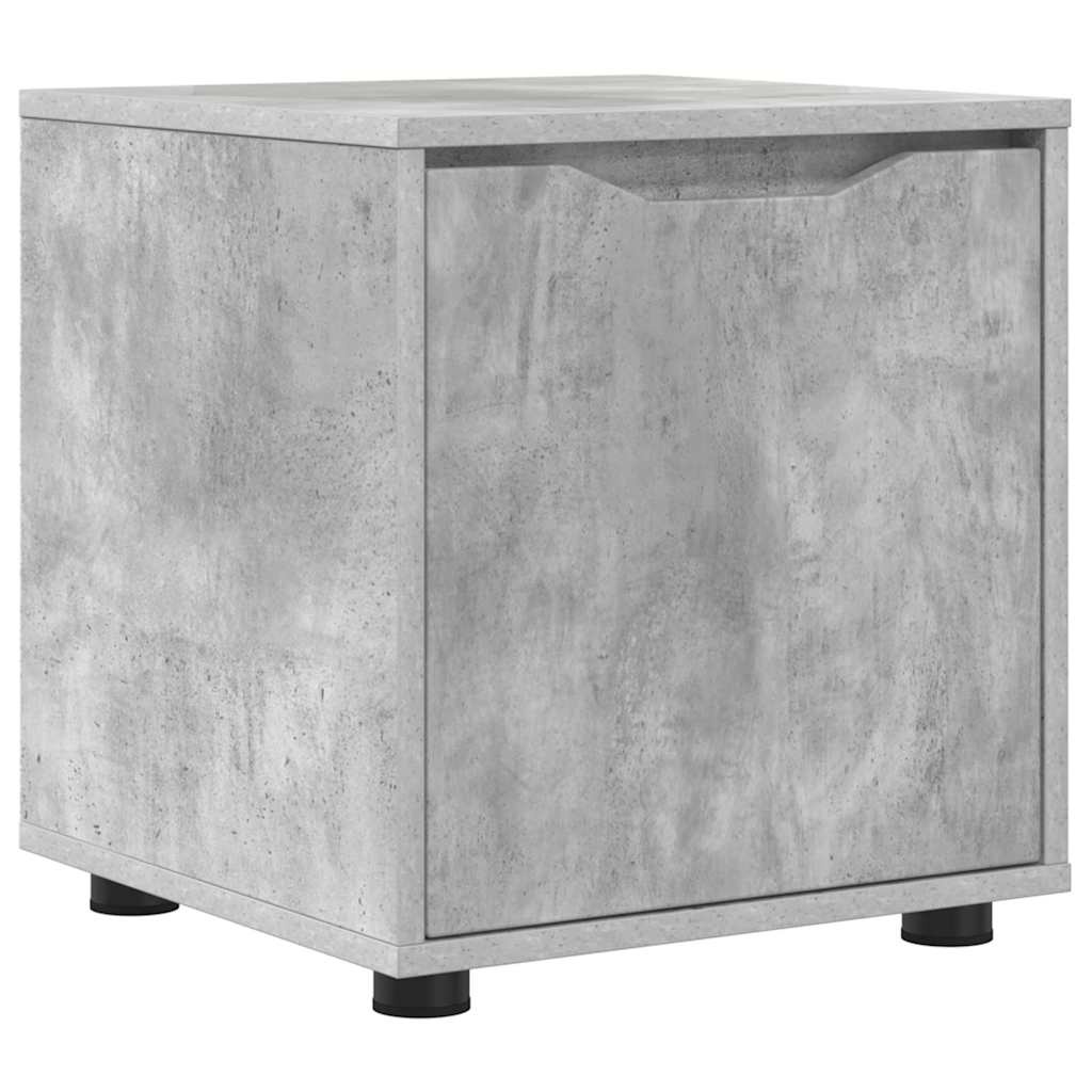 VidaXL Badkamer Kast Beton Grijs 40,5 x 40 x 44 cm Bewerkt hout