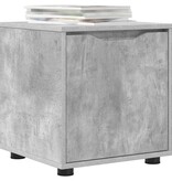 VidaXL Badkamer Kast Beton Grijs 40,5 x 40 x 44 cm Bewerkt hout