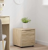 VidaXL Badkamer Kast Sonoma Eiken 40,5 x 40 x 44 cm Bewerkt hout