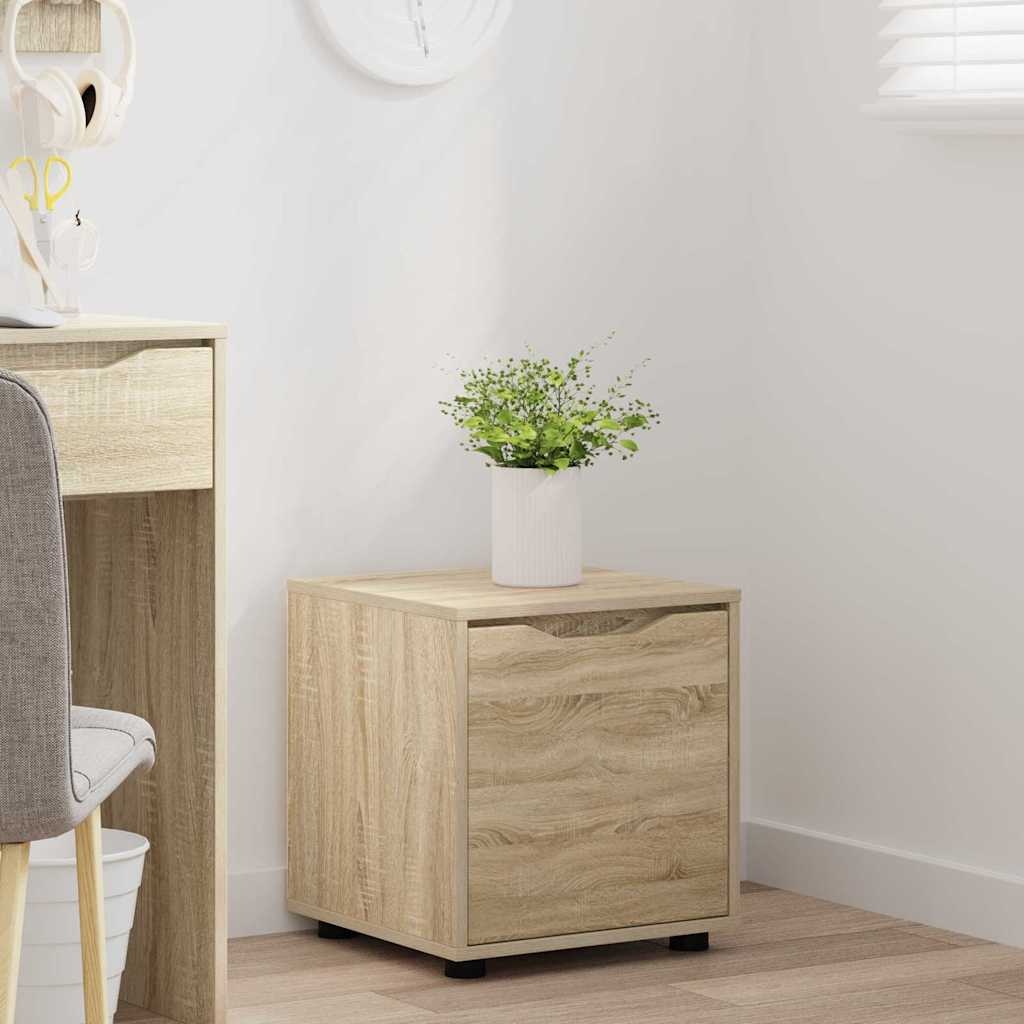 VidaXL Badkamer Kast Sonoma Eiken 40,5 x 40 x 44 cm Bewerkt hout