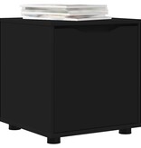 VidaXL Badkamer Kast Zwart 40,5 x 40 x 44 cm Bewerkt hout