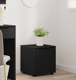 VidaXL Badkamer Kast Zwart 40,5 x 40 x 44 cm Bewerkt hout