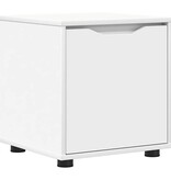 VidaXL Badkamer Kast Wit 40,5 x 40 x 44 cm Bewerkt hout
