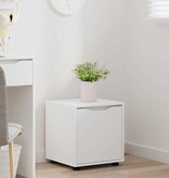 VidaXL Badkamer Kast Wit 40,5 x 40 x 44 cm Bewerkt hout